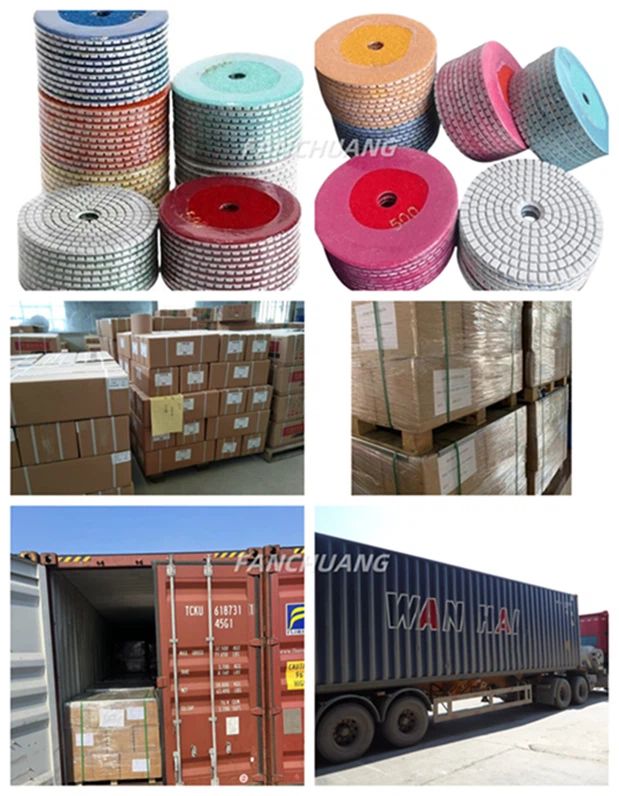 Packing and transportation of wet finishing pad Packing and transportation of wet finishing pad
