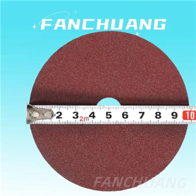 Disg ffibr resin sgraffiniol ar gyfer pren a metel
