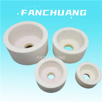 Cwpan Syth Gwyn Alwmina Fused Malu Olwynion