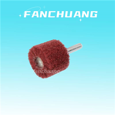 Olwyn Fflap Di-wehyddu Olwyn Sgraffinio Ryng-ddail wedi'i Mowntio yn Malu Pen Gyda Sianc ar gyfer Dur Di-staen